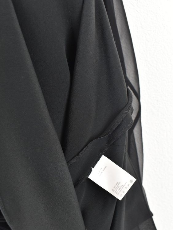 Akris Kleid, Gr.42, schwarz mit Stoffblüten - Kleid - 2ND STORY