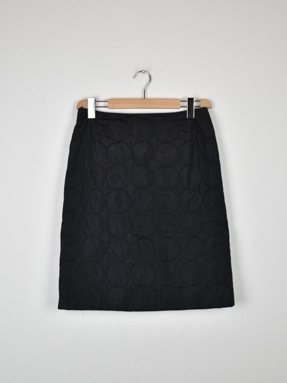 Akris Punto Rock, gesteppt, schwarz, Gr.40 - Rock - 2ND STORY