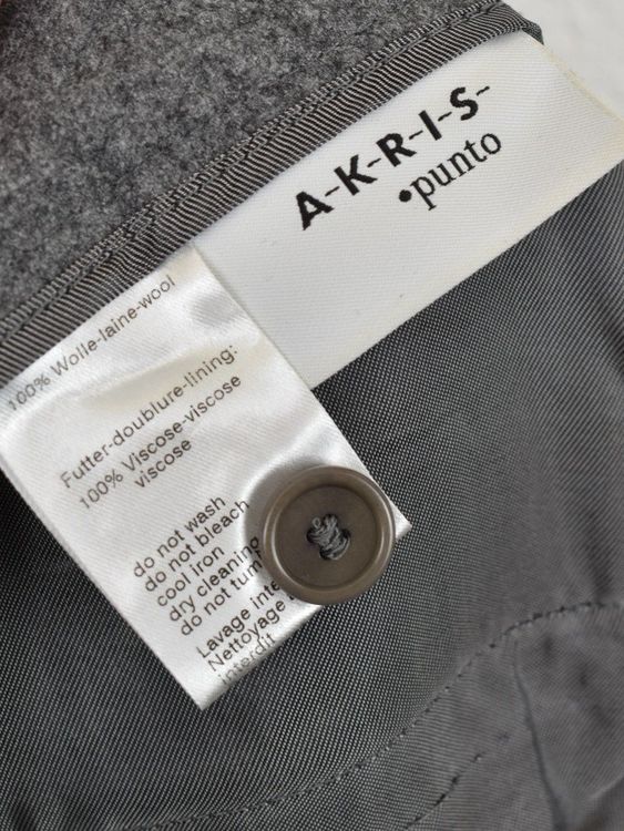 Akris Punto Stoffhose, 100% Wolle, Gr.40 - Hose - 2ND STORY