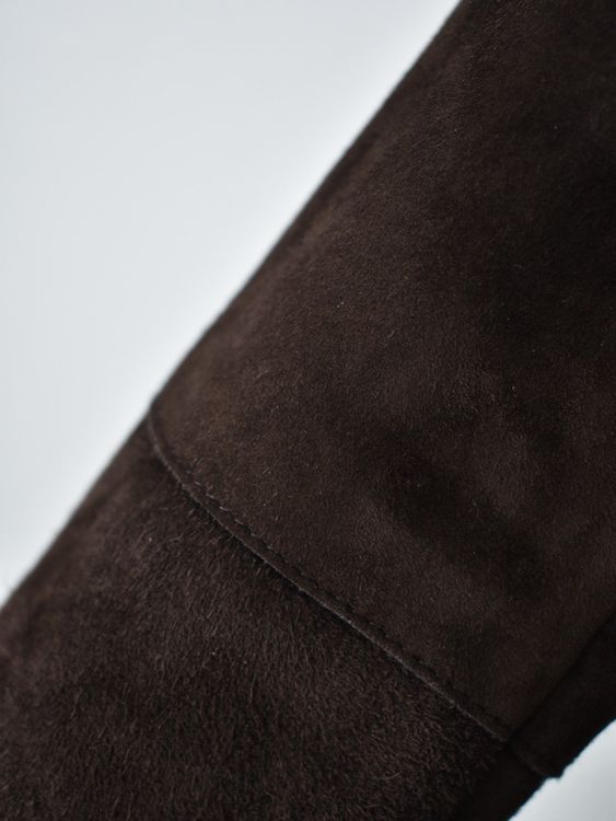 Akris Wildleder Mantel, braun, Gr.40/42 - Kurzmantel - 2ND STORY