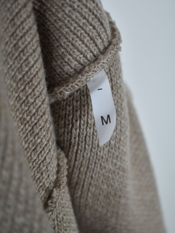 Albarena Strickjacke / Strickblazer, beige, Gr.M - Strickjacke - 2ND STORY