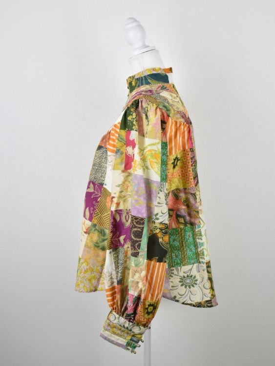 ALÉMAIS Bluse Gr.38, Baumwolle und Seide, neuwertig - 2ND STORY