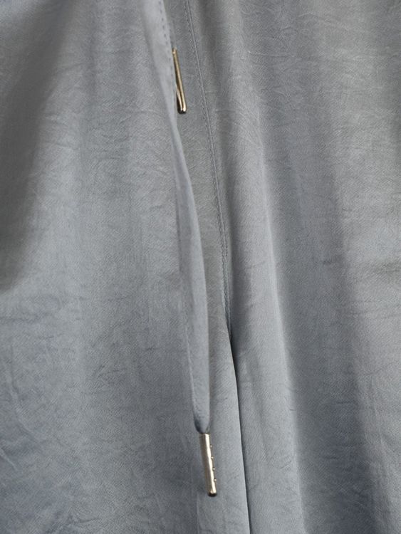 alexanderwang.t Hose, weites Bein, blaugrau, Satinoptik,Gr.S - Hose - 2ND STORY