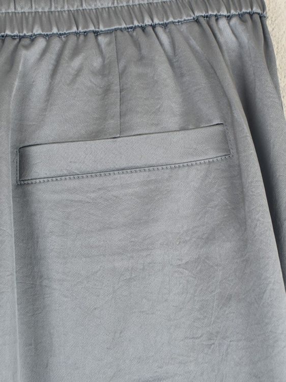 alexanderwang.t Hose, weites Bein, blaugrau, Satinoptik,Gr.S - Hose - 2ND STORY