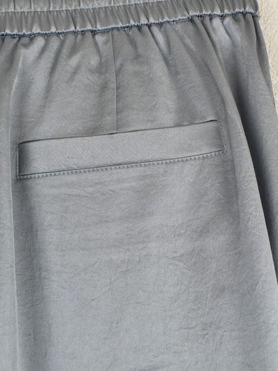 alexanderwang.t Hose, weites Bein, blaugrau, Satinoptik,Gr.S - Hose - 2ND STORY