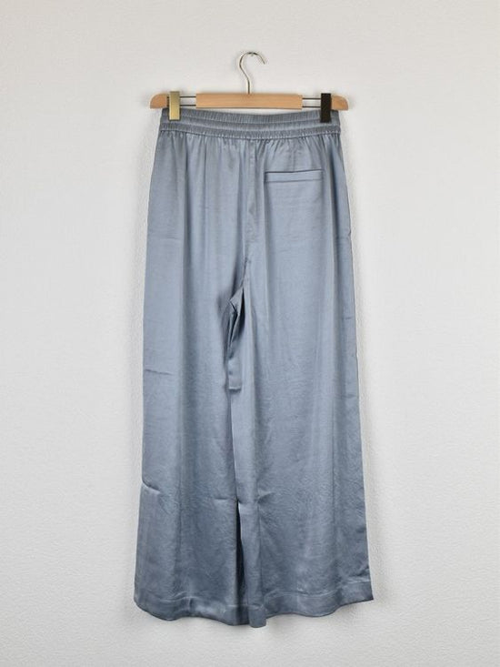 alexanderwang.t Hose, weites Bein, blaugrau, Satinoptik,Gr.S - Hose - 2ND STORY