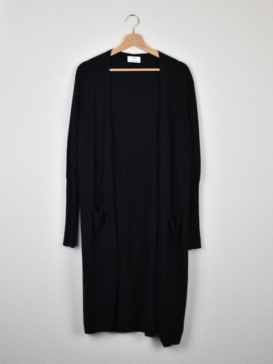 Allude Strickjacke, long, schwarz, Gr.M