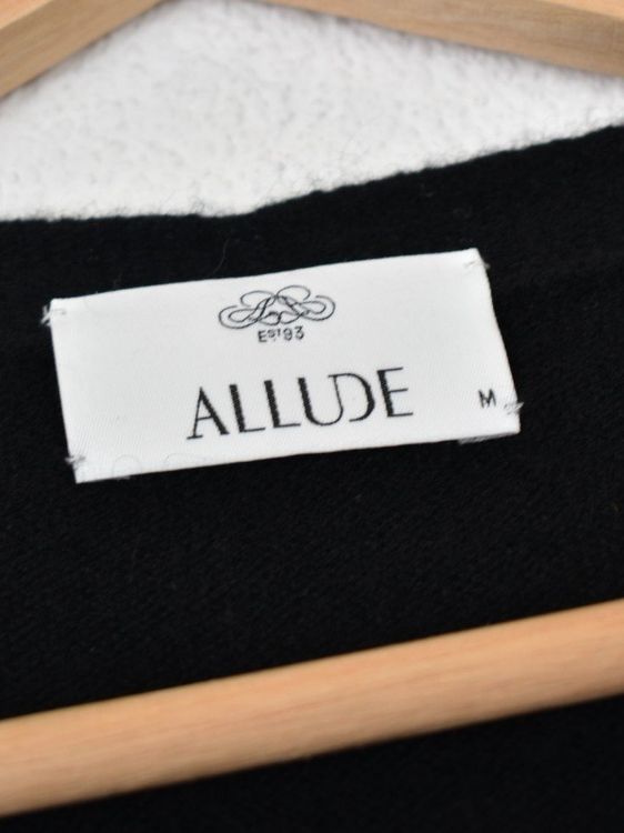 Allude Strickjacke, long, schwarz, Gr.M