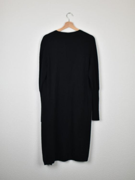Allude Strickjacke, long, schwarz, Gr.M