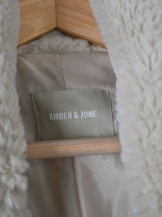 Amber & June Fellmantel Gr.40, neuwertig - 2ND STORY