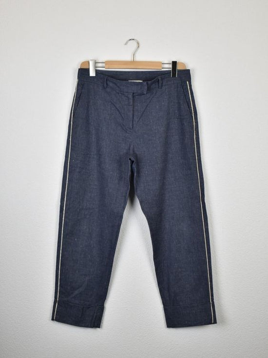 Antonelli Firenze Stoffhose, Gr.40, Baumwolle/Leinen - Hose - 2ND STORY