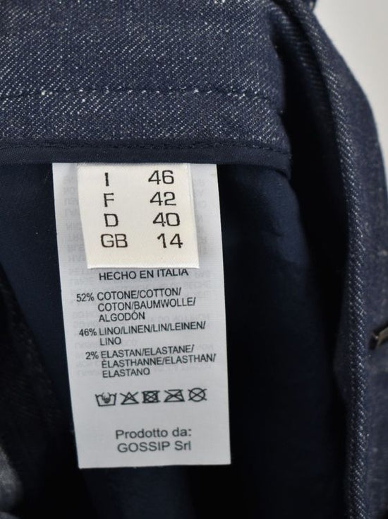 Antonelli Firenze Stoffhose, Gr.40, Baumwolle/Leinen - Hose - 2ND STORY