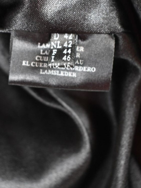 Arma Lederjacke, Lammleder, Gr.40/42, schwarz | 2ND STORY 