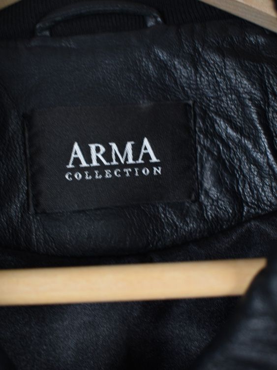Arma Lederjacke, Lammleder, Gr.40/42, schwarz | 2ND STORY 