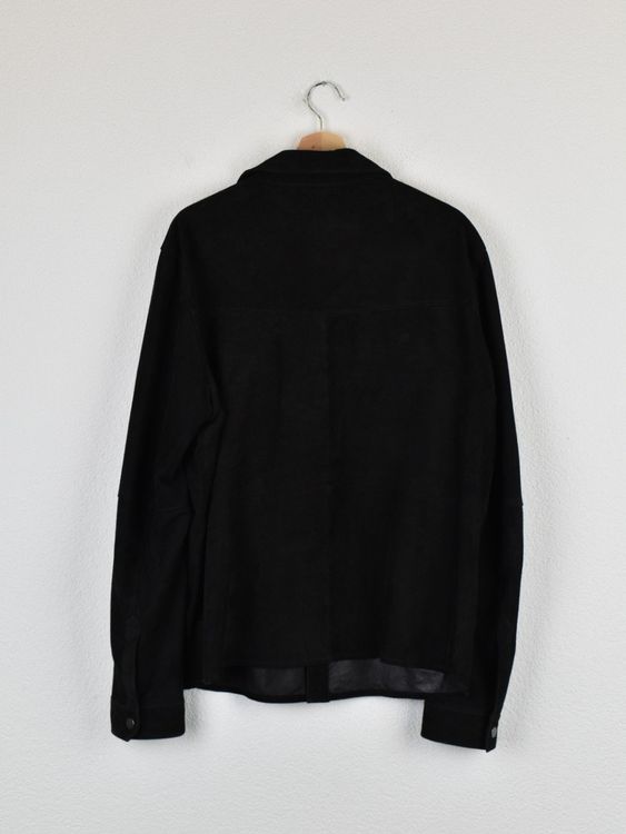 Arma Overshirt, Gr.54, Ziegenleder, schwarz, neuwertig - Lederhemd - 2ND STORY