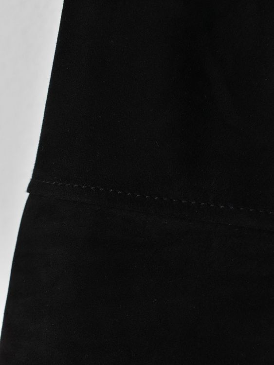 Arma Overshirt, Gr.54, Ziegenleder, schwarz, neuwertig - Lederhemd - 2ND STORY