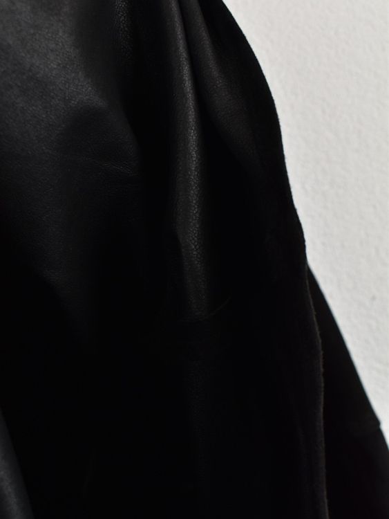 Arma Overshirt, Gr.54, Ziegenleder, schwarz, neuwertig - Lederhemd - 2ND STORY