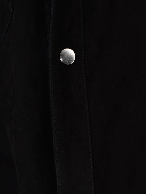 Arma Overshirt, Gr.54, Ziegenleder, schwarz, neuwertig - Lederhemd - 2ND STORY