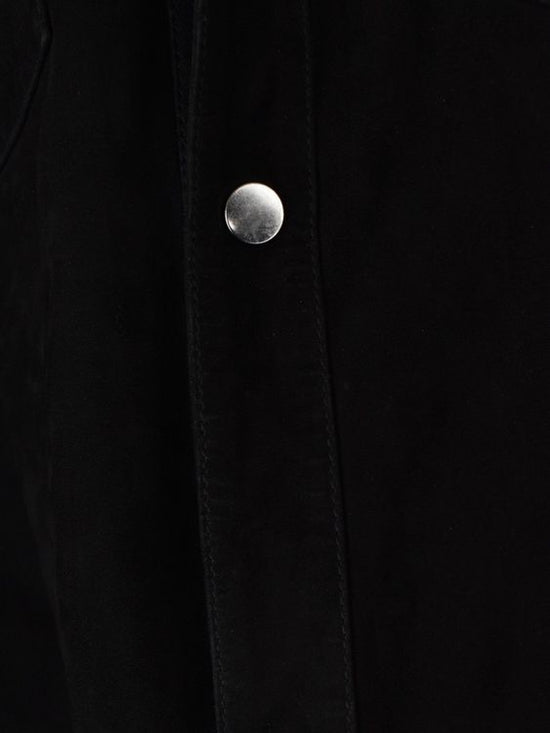 Arma Overshirt, Gr.54, Ziegenleder, schwarz, neuwertig - Lederhemd - 2ND STORY