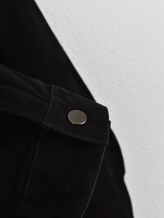 Arma Overshirt, Gr.54, Ziegenleder, schwarz, neuwertig - Lederhemd - 2ND STORY