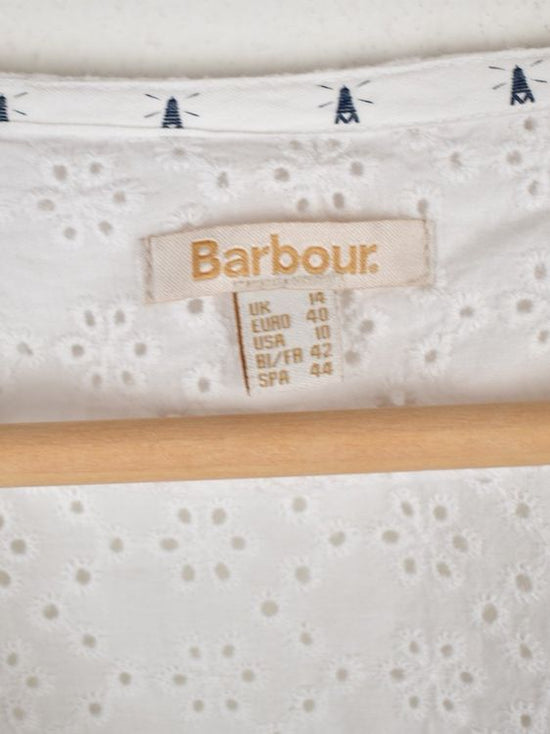 Barbour Bluse Bindweed Gr.40, weiss, neuwertig - 2ND STORY
