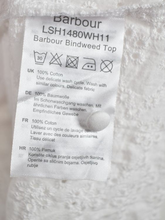 Barbour Bluse Bindweed Gr.40, weiss, neuwertig - 2ND STORY