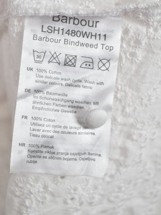 Barbour Bluse Bindweed Gr.40, weiss, neuwertig - 2ND STORY