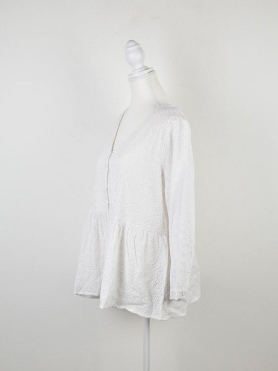 Barbour Bluse Bindweed Gr.40, weiss, neuwertig - 2ND STORY