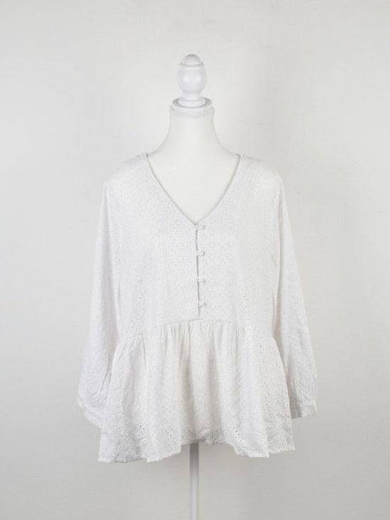 Barbour Bluse Bindweed Gr.40, weiss, neuwertig - 2ND STORY