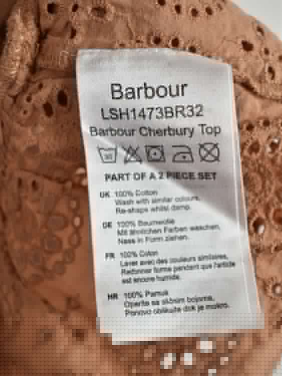Barbour Bluse Gr.40, 100% Baumwolle | 2ND STORY 