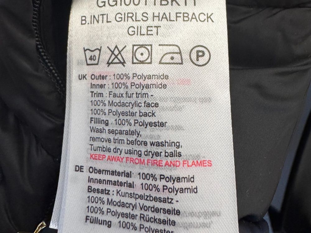 Barbour Gilet "Halfback", neu, Gr.116/122 (6 - 7 Jahre) - Gilet - 2ND STORY