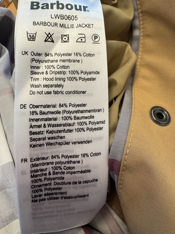 Barbour Kurzmantel "Millie" Gr.42, neuwertig