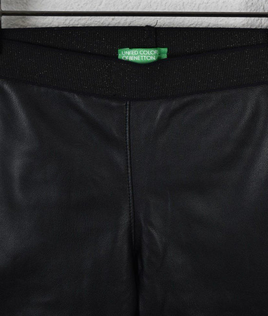 Benetton Leggings Lederimitat Gr.110