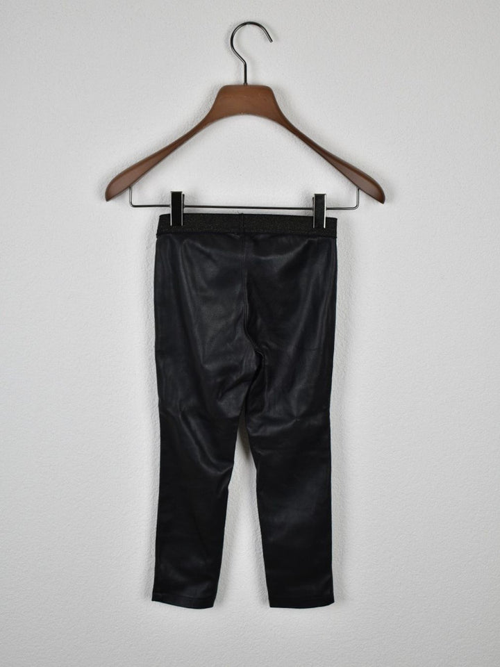 Benetton Leggings Lederimitat Gr.110