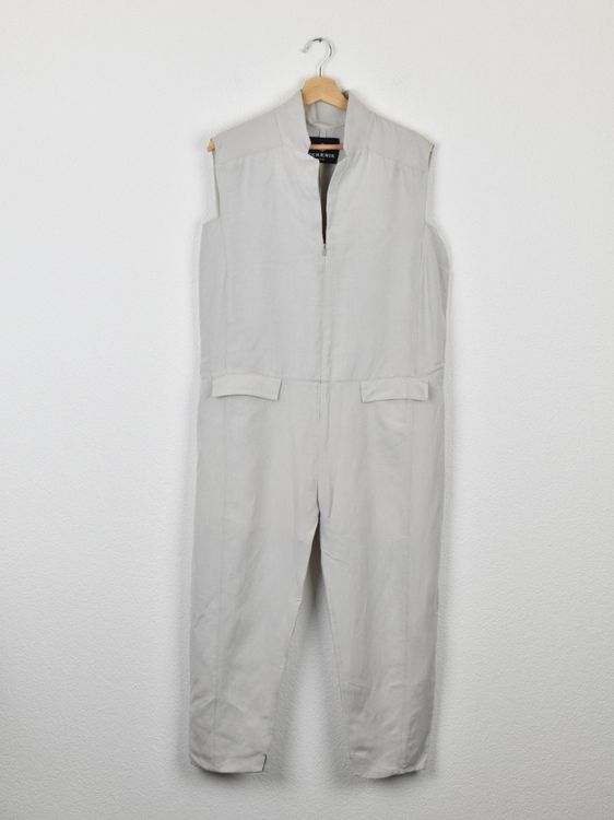 Berenik Jumpsuit, Gr.XS-M, grau, 100% Leinen, oversized - Jumpsuit - 2ND STORY