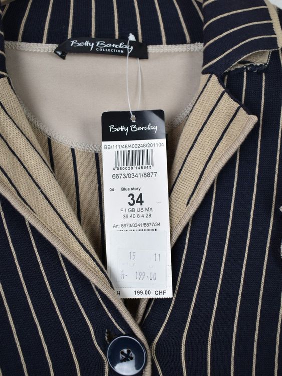 Betty Barclay Strick Blazer, neu mit Etikett, Gr.34 - Blazer - 2ND STORY