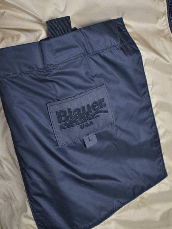 Blauer Carver Daunenmantel Gr.L, ungetragen