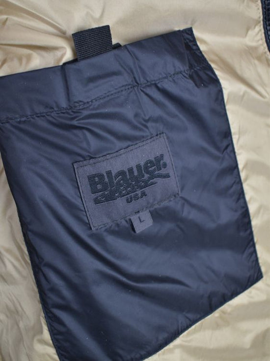 Blauer Carver Daunenmantel Gr.L, ungetragen