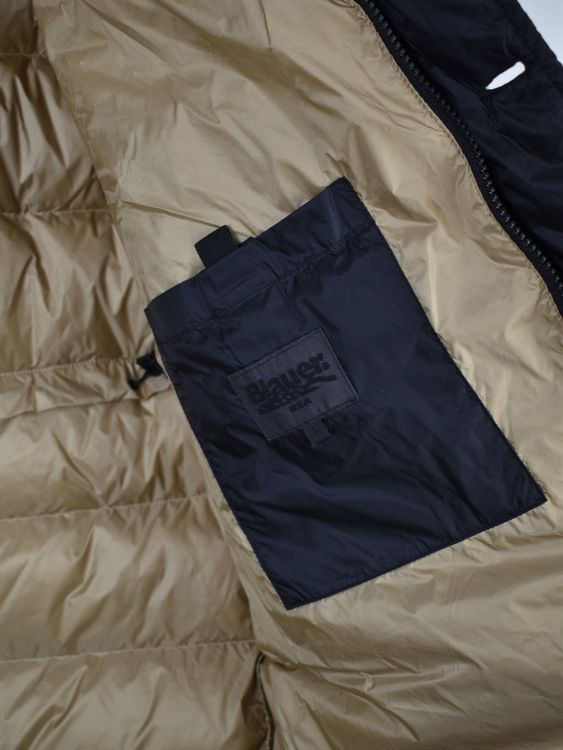 Blauer Carver Daunenmantel Gr.L, ungetragen
