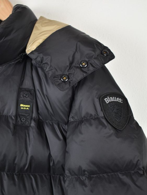 Blauer Carver Daunenmantel Gr.L, ungetragen
