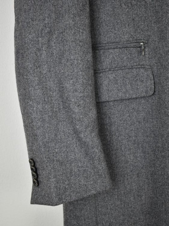 Boggi Milano Kurzmantel Gr.54, 100% Wolle, grau, wie neu