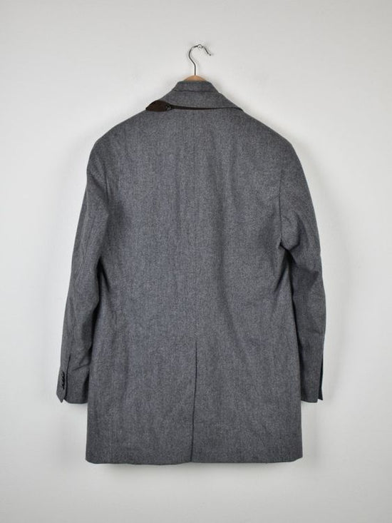 Boggi Milano Kurzmantel Gr.54, 100% Wolle, grau, wie neu