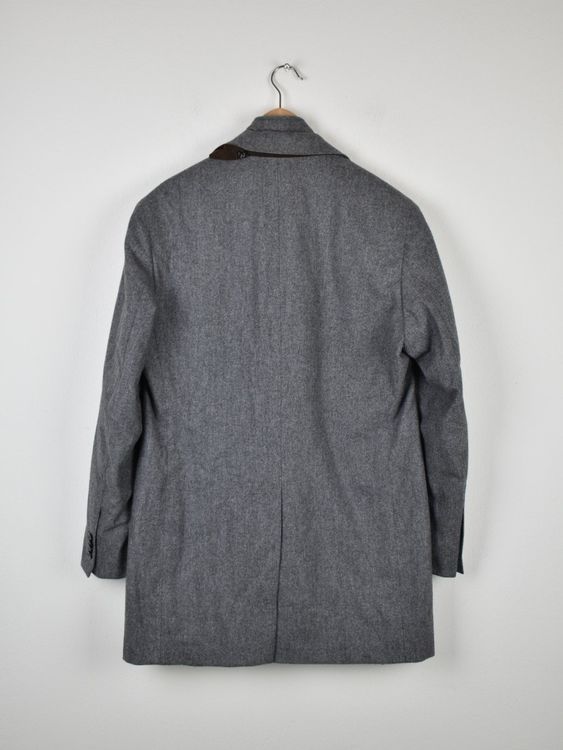 Boggi Milano Kurzmantel Gr.54, 100% Wolle, grau, wie neu