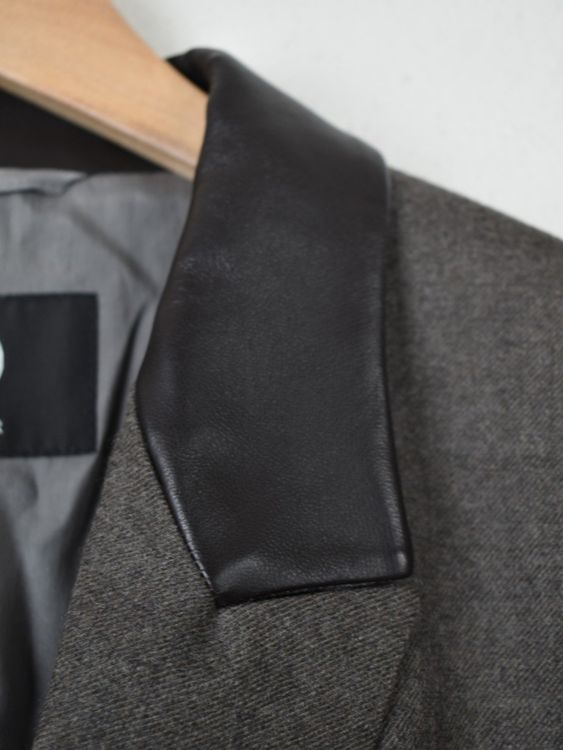 Bogner Blazer Gr.38, 98% Wolle mit Lederkragen - 2ND STORY