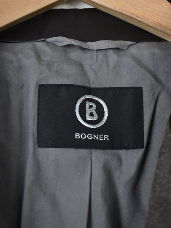 Bogner Blazer Gr.38, 98% Wolle mit Lederkragen - 2ND STORY