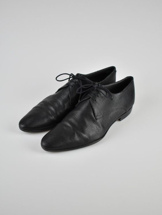 Boss Halbschuhe Gr.45, Leder, schwarz