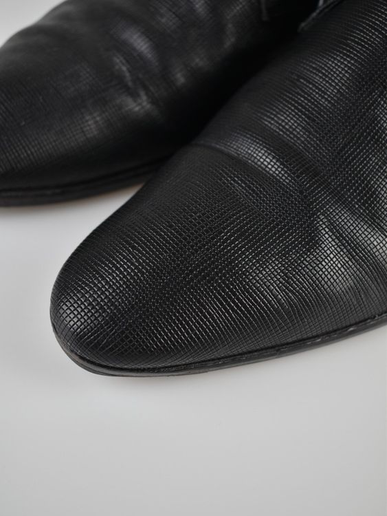Boss Halbschuhe Gr.45, Leder, schwarz