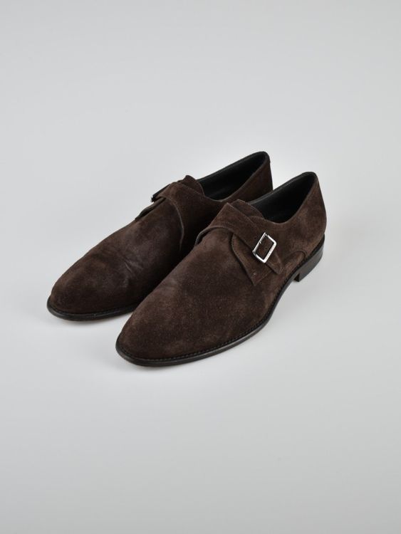Boss Halbschuhe Wildleder, braun, Gr.45