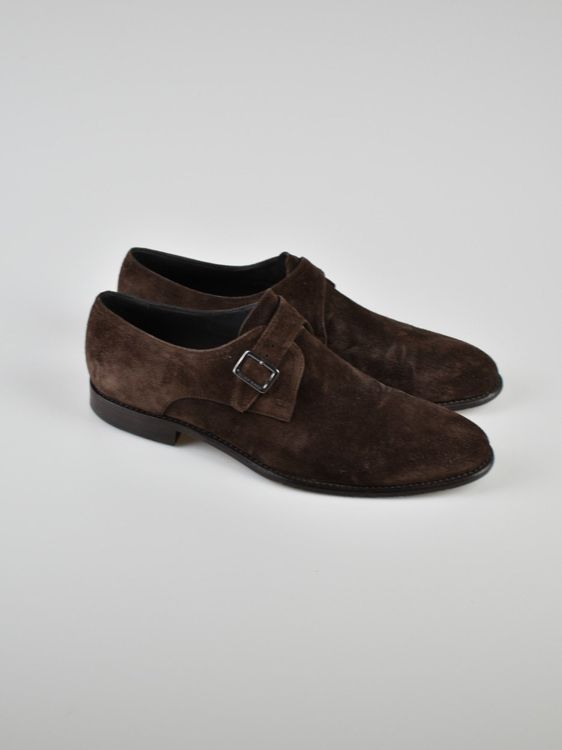 Boss Halbschuhe Wildleder, braun, Gr.45