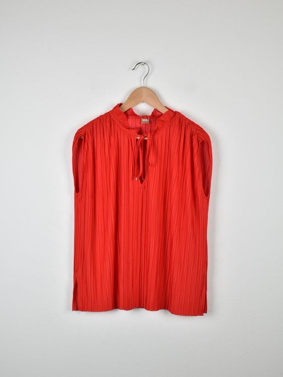 Boss Plissee Bluse Gr.S, oversized, neuwertig - 2ND STORY